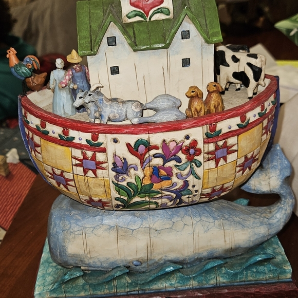 Noah Ark lamp with shade set of 2 - Picture 6 of 9